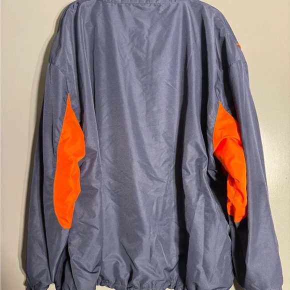 Chicago Bears 2XL Reversible Blue and Orange Pullover Jacket